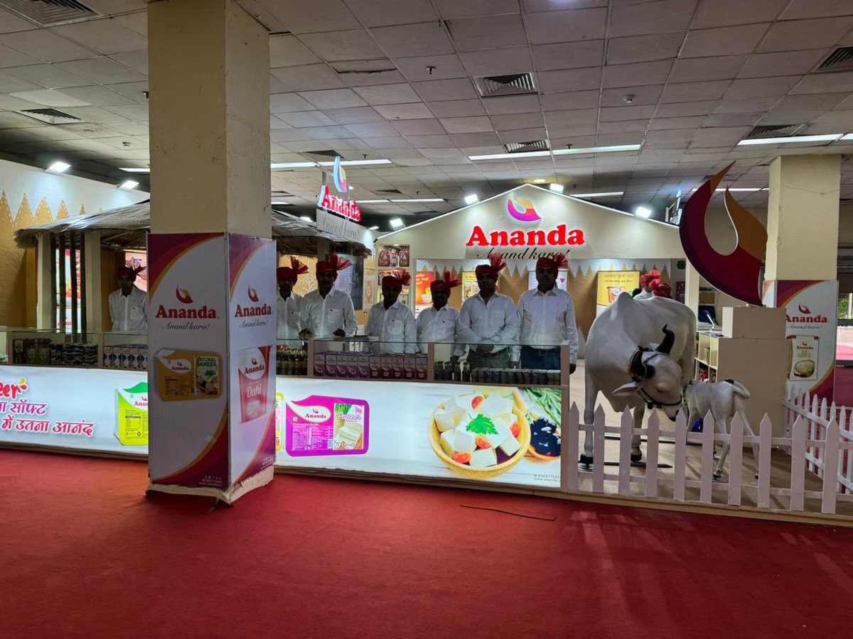 AnandaDairy's tweet image. Come and visit us at India International Trade Fair 2023 happening in Pragati Maidan, New Delhi. We will meet you in hall no. 8, stall no. 01-A.

#Ananda #AnandKaro #iift2023 #indiainternationaltradefair #pragatimaidan #tradefair #newdelhi