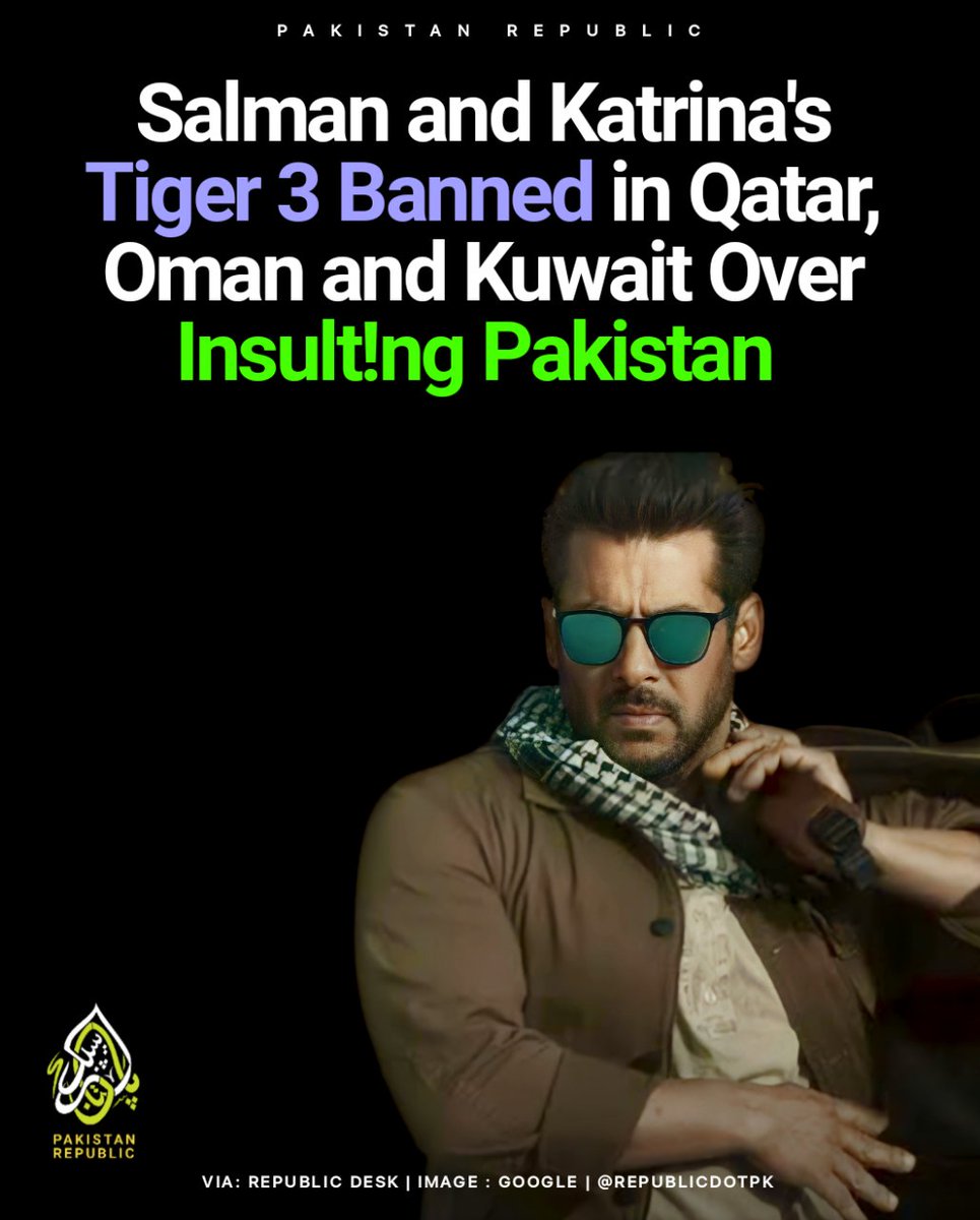 Salman Khan and Katrina Kaif starrer, Tiger 3, is banned from release in Oman, Kuwait and Qatar. According to a news portal in India, the reason for the ban is the portrayal of Islamic countries and characters in a negative light. #pakistanrepublic #Tiger3BoxOfficeScam #Tiger3