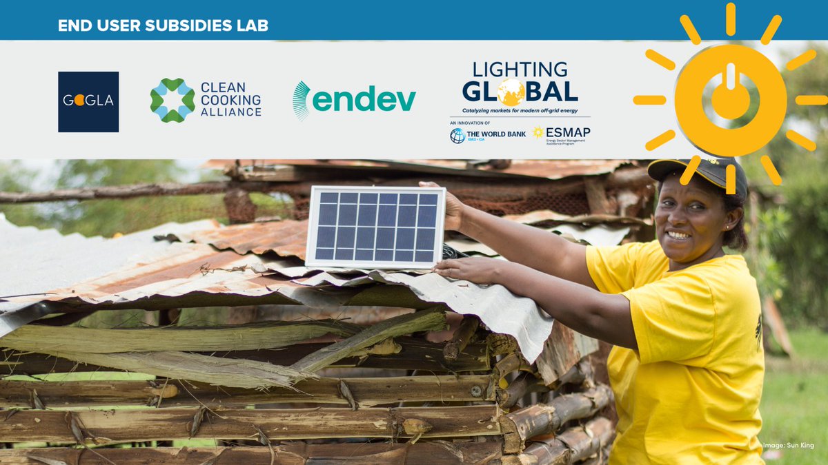 cleancooking's tweet image. TOMORROW, November 15: Join CCA, @WBG_Energy #ESMAP, @GOGLAssociation &amp;amp; EnDev for a #webinar discussing the methods of delivering subsidies and verification methods for #CleanCooking.

Learn more and register now: ow.ly/ZMBz50Q7amF