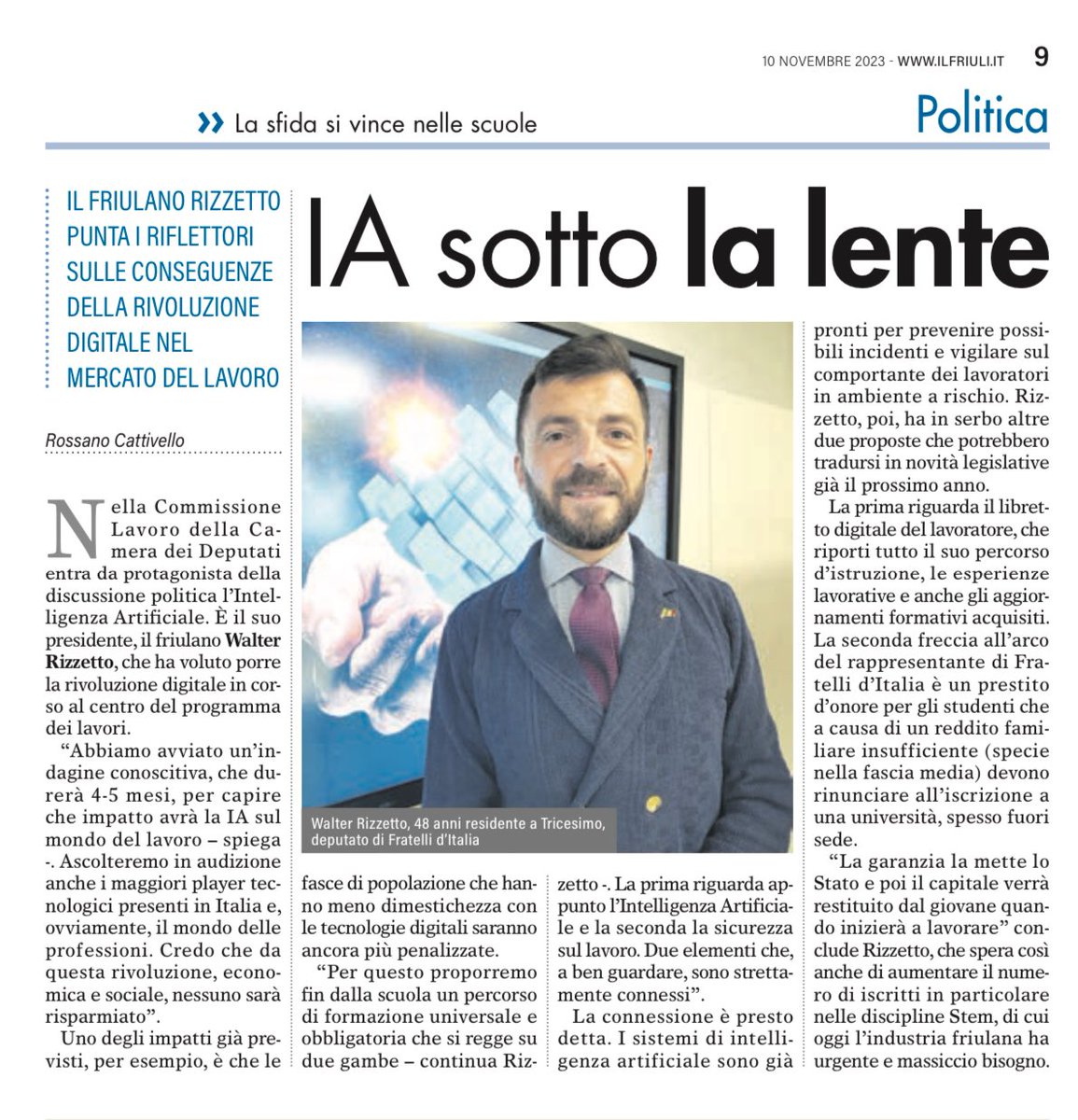 w_rizzetto's tweet photo. 🖥️ qualche giorno fa in visita ad una delle più innovative aziende italiane.
#BeanTech è una realtà all’avanguardia sotto molti punti di vista ed una organizzazione che offre incredibili opportunità di lavoro e formazione.
Una eccellenza friulana.
#lavoro #sicurezza #teach #AI https://t.co/rK6KCF5zlt