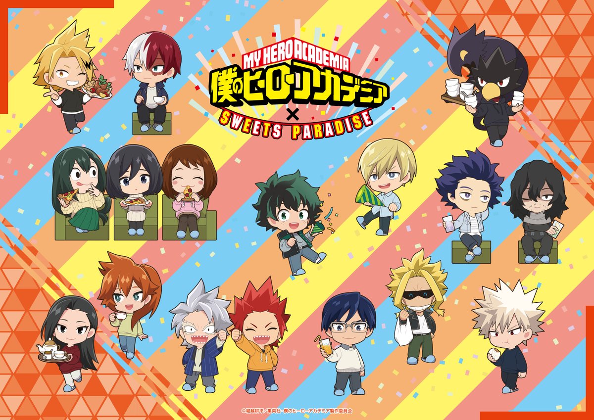 僕のヒーローアカデミア　ヒロアカ　スイーツパラダイス　スイパラ　海の家　江ノ島 公式スイーツパラダイス
