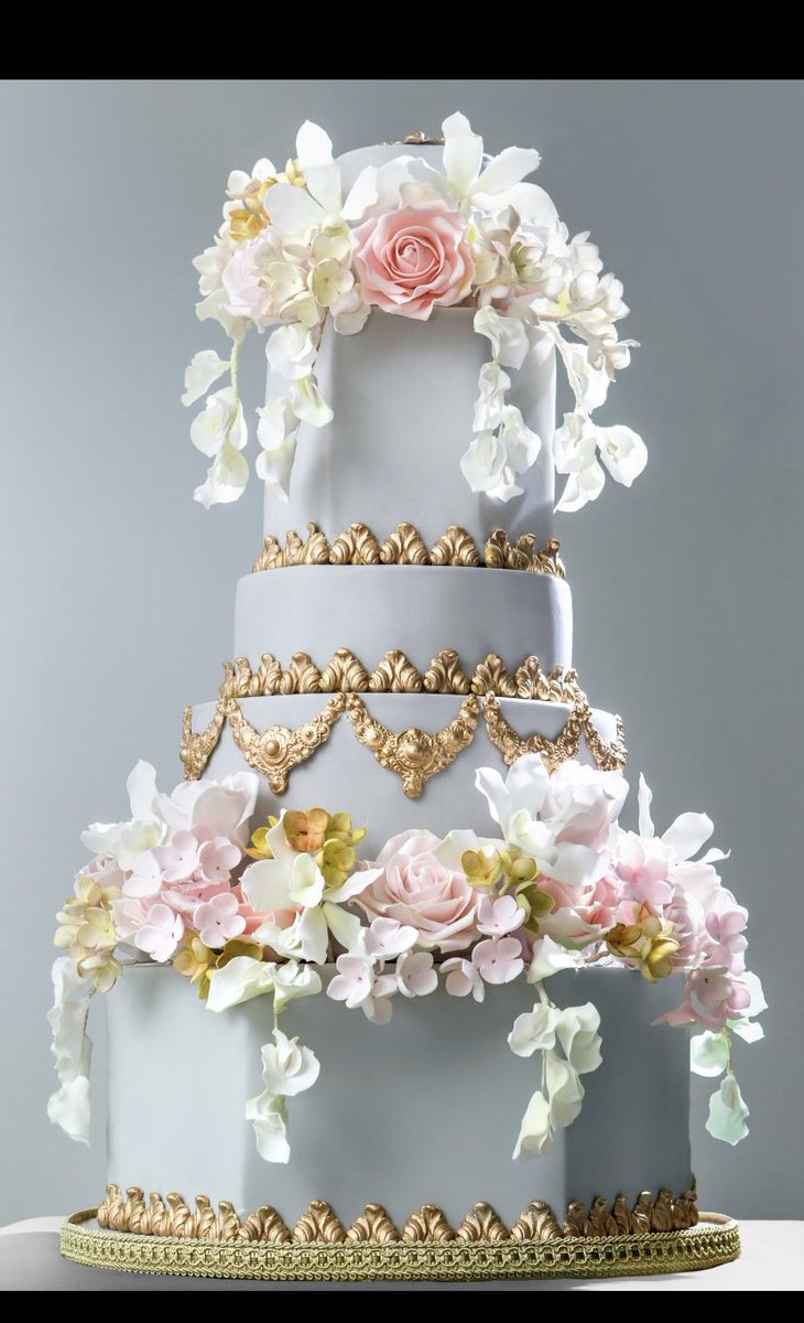 lizcakeemporium's tweet image. Floral #weddingcake #sugarflowers