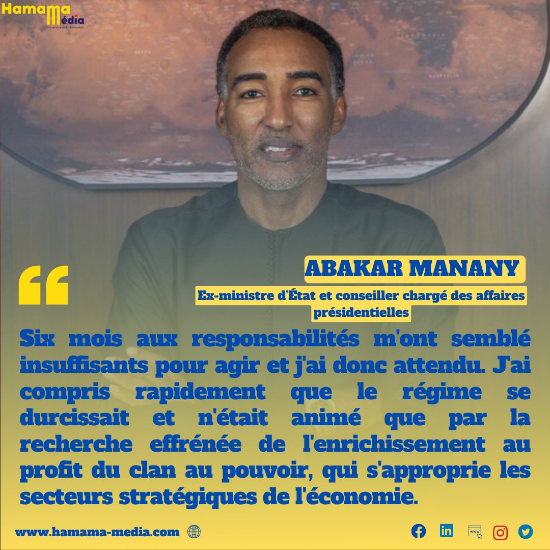 HamamaMedia's tweet image. #Propos 💬 | Abakar Manany, invité par Le Point