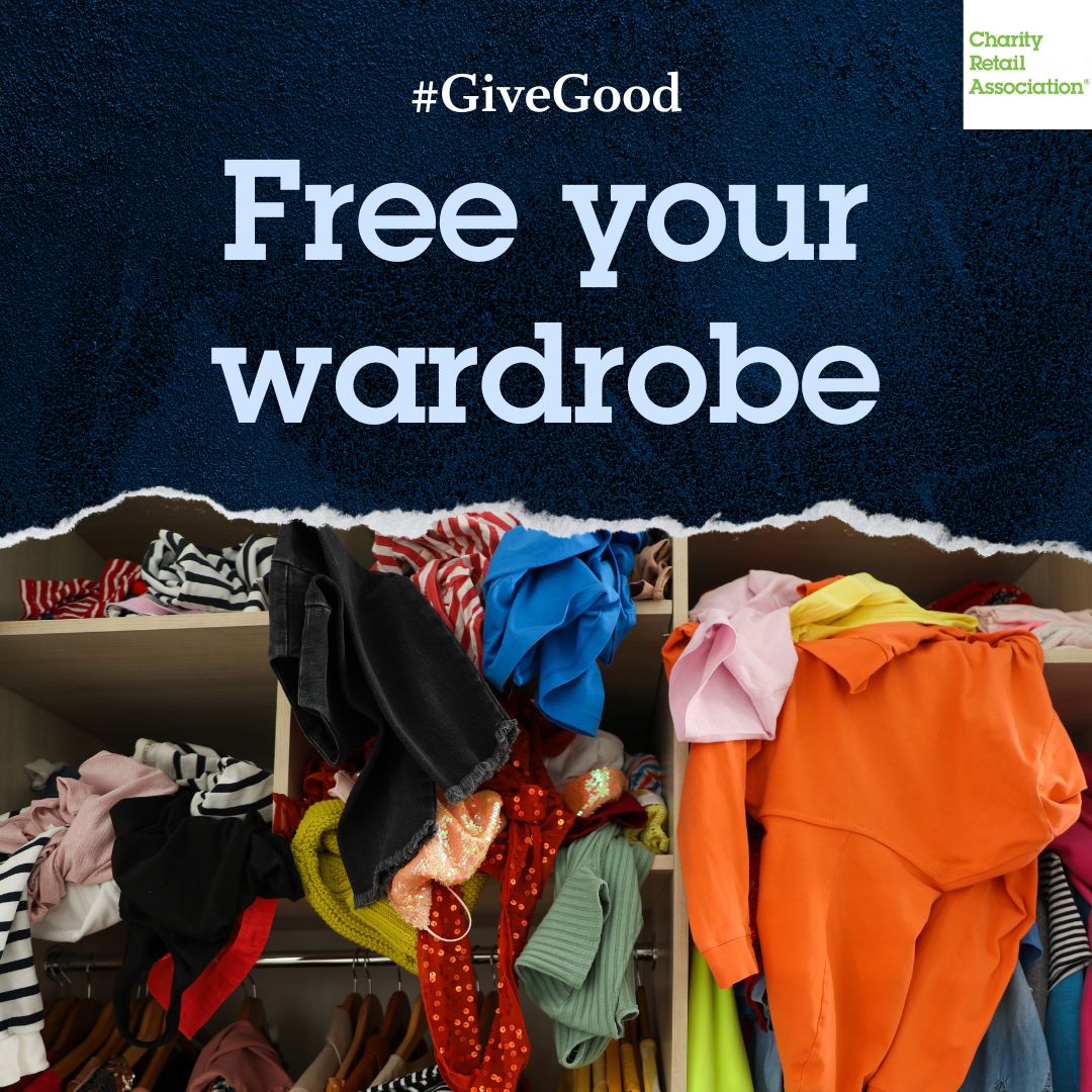 CharityRetail's tweet photo. There’s no better time for a wardrobe refresh than as we head into the festive season! Take the opportunity to donate your unwanted clothes to your local charity shops, and you might even find some new-to-you pieces to take back home! 🛍️✨ #CharityShops #GiveGood #Donations https://t.co/lNtym4oV0P