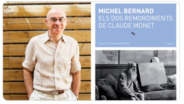 LaBreuEdicions's tweet photo. Avui celebrem l'aniversari de #ClaudeMonet llegint el llibre que li dedica #MichelBernard ELS DOS REMORDIMENTS DE CLAUDE MONET https://t.co/fsGbjYA7Ag