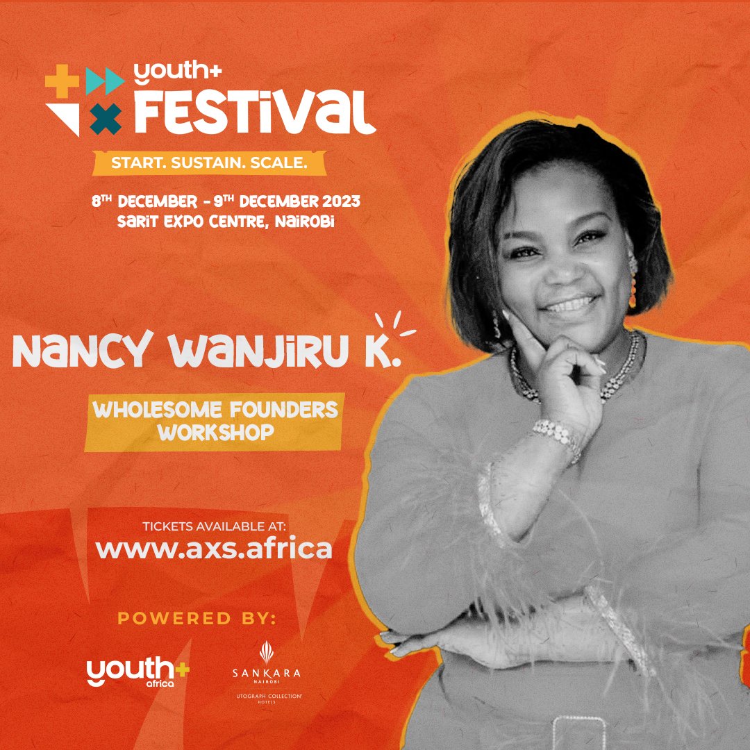 Excited to be part of the Wholesome Founders Workshop at the Youth+ Festival on Dec 8th -9th 2023 at the Sarit Expo Centre!! 

Join me as we unravel the challenges, lessons, and secrets to finding balance and wellness on the entrepreneurial journey. See you there! #YouthplusFest