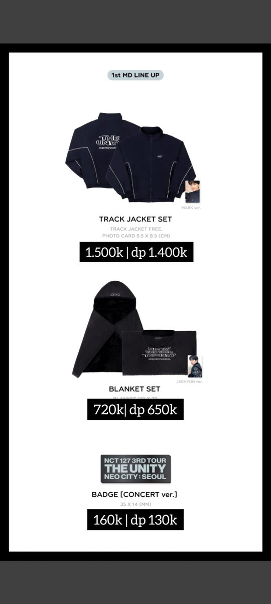 maretasaras's tweet photo. 📌Jastip Handcarry Merchandise 
NCT 127 3RD TOUR ‘NEO CITY : SEOUL - THE UNITY’ OFFICIAL MD - 1st Line Up📌

1st line up close :
18 November 2023
Eta :
30 November 2023
Dom :
Jakarta timur
Order here ⬇️⬇️
https://t.co/7bO4Tbuy2I

#NCT127_NEOCITY_THE_UNITY #nct127 https://t.co/xsLltXaJLY
