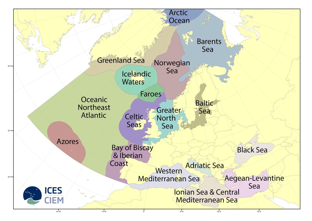 Using a regional approach to consider the social-ecological system is key to #EBM. @ICES_ASC has transformed its advice to account for bio-oceanological & management regimes, for fisheries & environmental advice. Read rationale 4 ecoregions doi.org/10.17895/ices.…