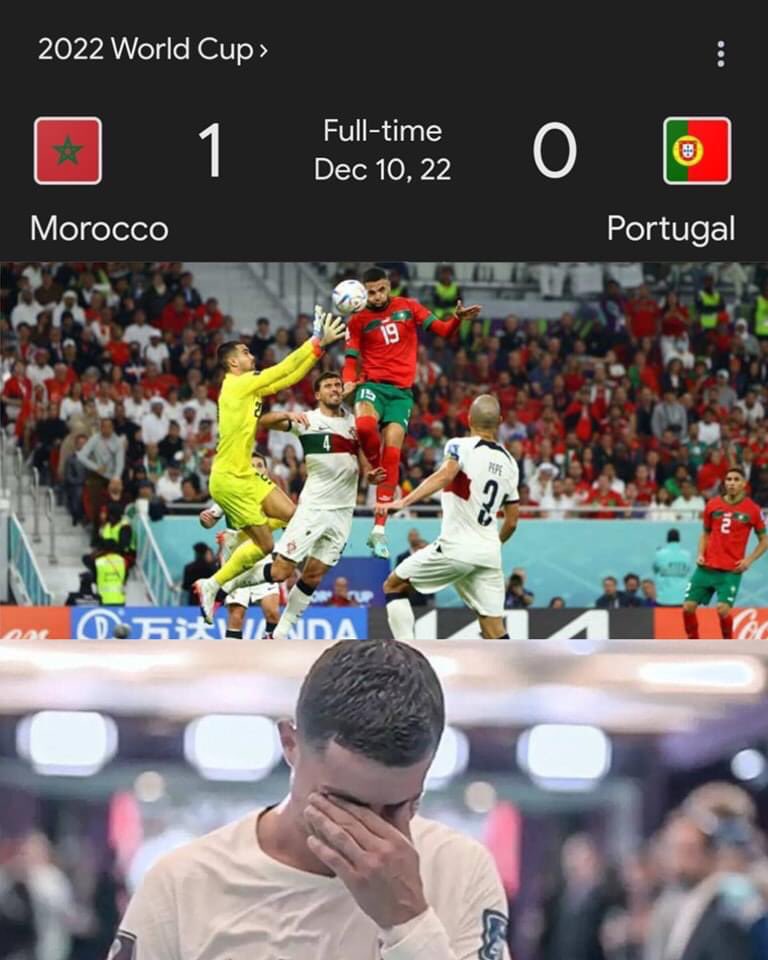 As the international break starts.

Let’s not forget that Ronaldo’s super Portugal team couldn’t hack it in the World Cup