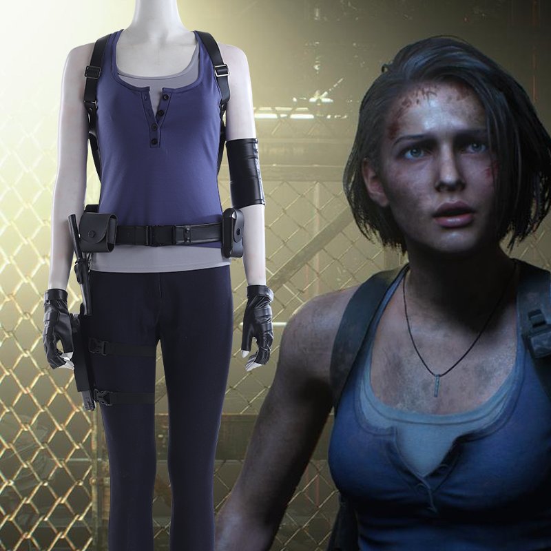 Resident Evil 3: Remake Jill Valentine Halloween Carnival Suit Cosplay