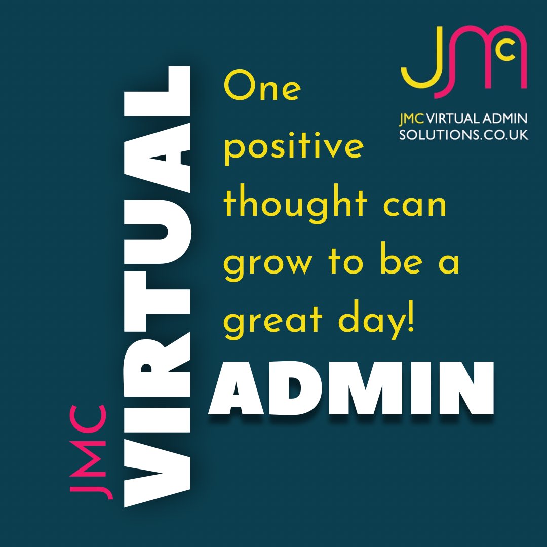 It’s amazing how that one positive thought first thing can grow and make your day. Wake up with negative thoughts that will unfortunately grow #powerofthemind #positivism  #positivethoughts #lawofattraction #jmcvirtualadminsolutions #localbusinesses #chorleyfc #goodvibesonly