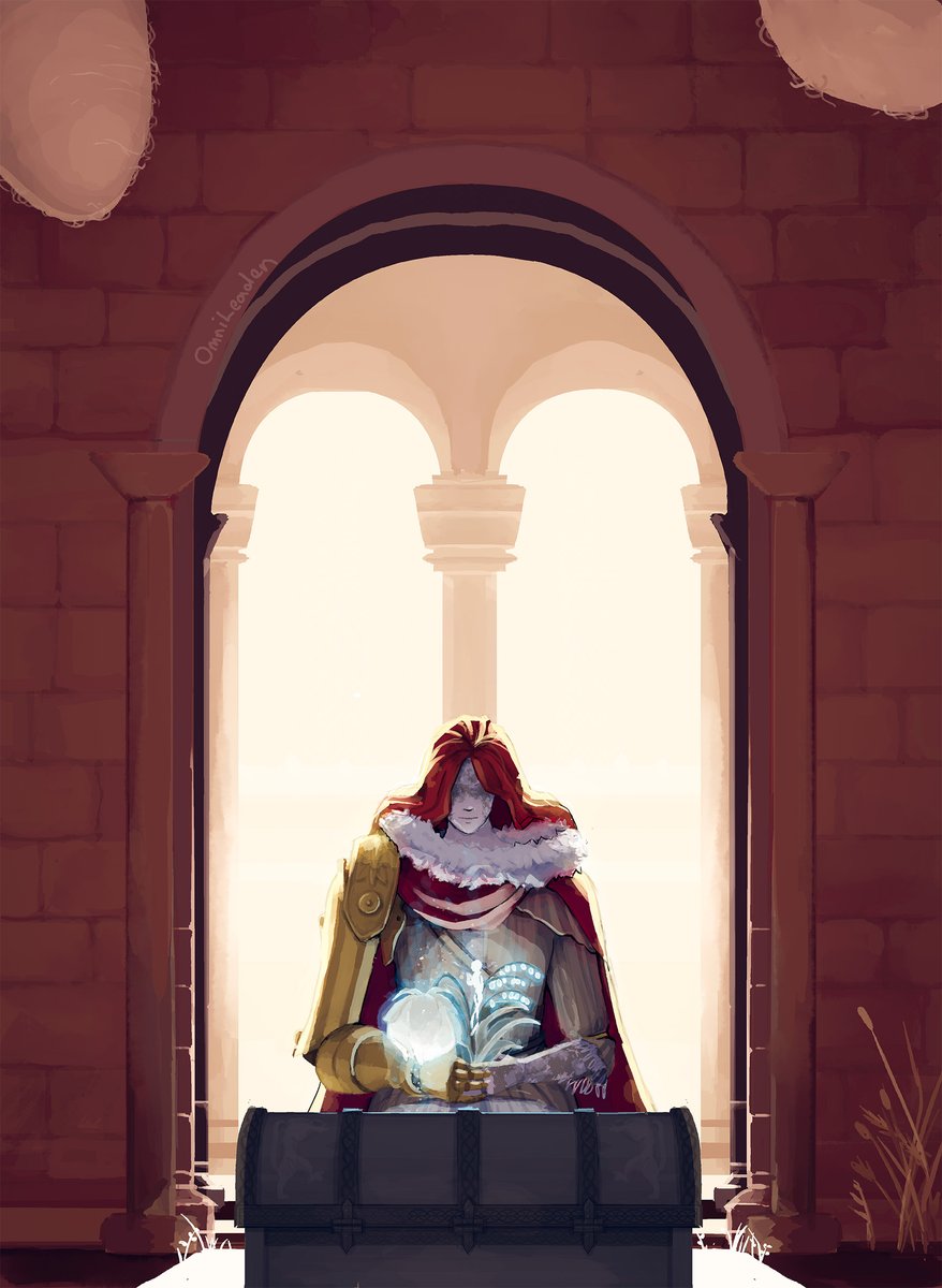OmniLeaden's tweet photo. “Since times of old, large gloveworts were used to comfort heroic spirits. Given in tribute to those who died the most glorious of deaths, in the hope their stories would become legend.”

#ELDENRING #EldenRingFanart #Malenia #エルデンリング #マレニア https://t.co/O9u70XHyNs