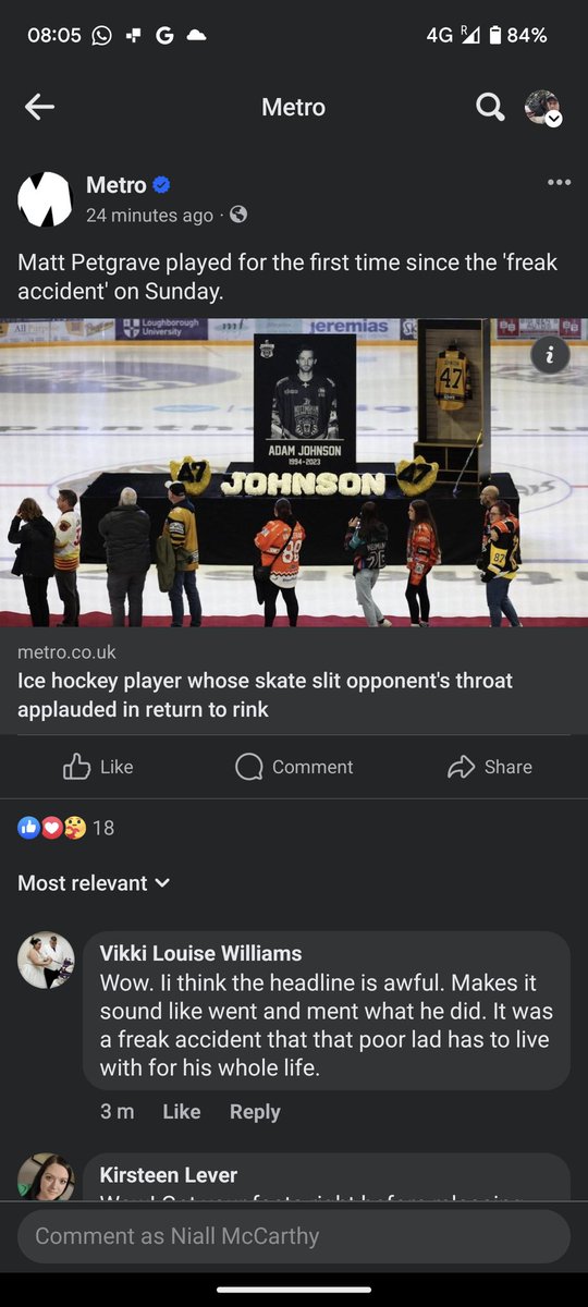 Quality journalism over on Facebook this morning - how difficult would it be to reach out to <a href="/steelershockey/">TriggerHub Sheffield Steelers</a> to fact check before running an unbelievably incorrect article 🤦🏻‍♂️