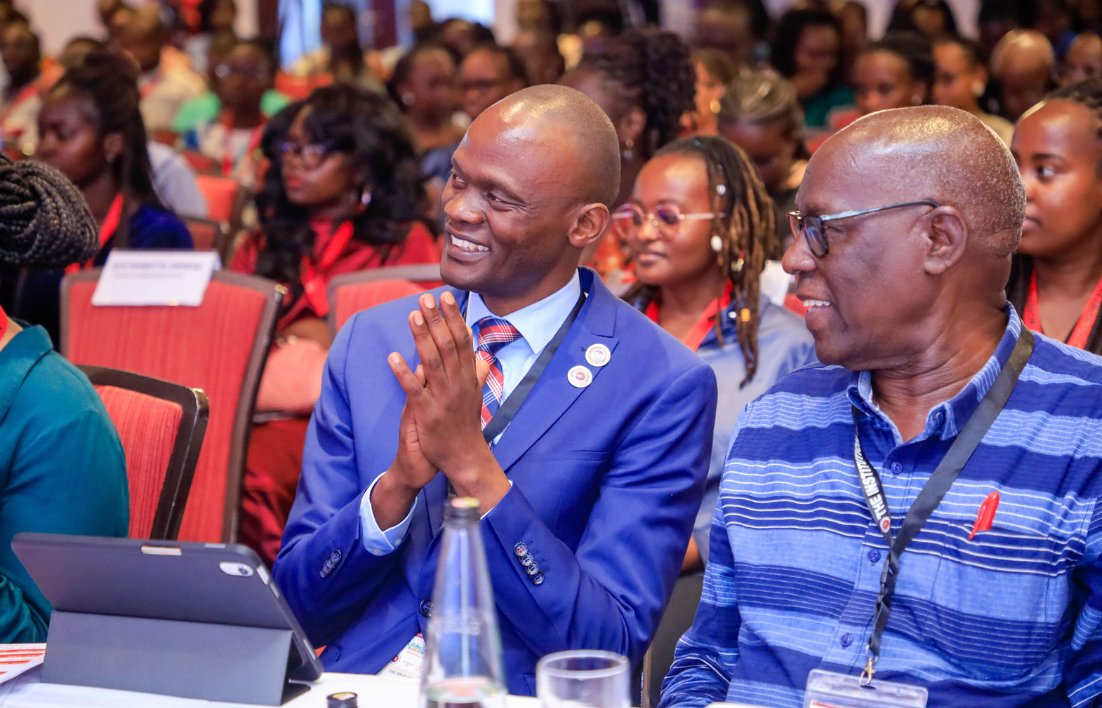 TheIEK's tweet photo. Eng. Erick Ohaga, IEK president, applauding the amazing presentations and achievements done by #WomenInEngineering during the #6thWomenEngineersSummit at PrideInn Paradise Beach Resort. https://t.co/6EX96qFadq