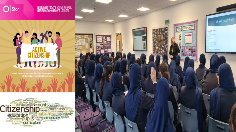 Our year 11 Citizenship students attended a talk and Q&A session by PC Sloane on Friday about Gang Crime. The talk linked to the primary research for their Active Citizenship Project. #Citizenship #UnderstandingTheFacts #Ambition #AntiGangCrime