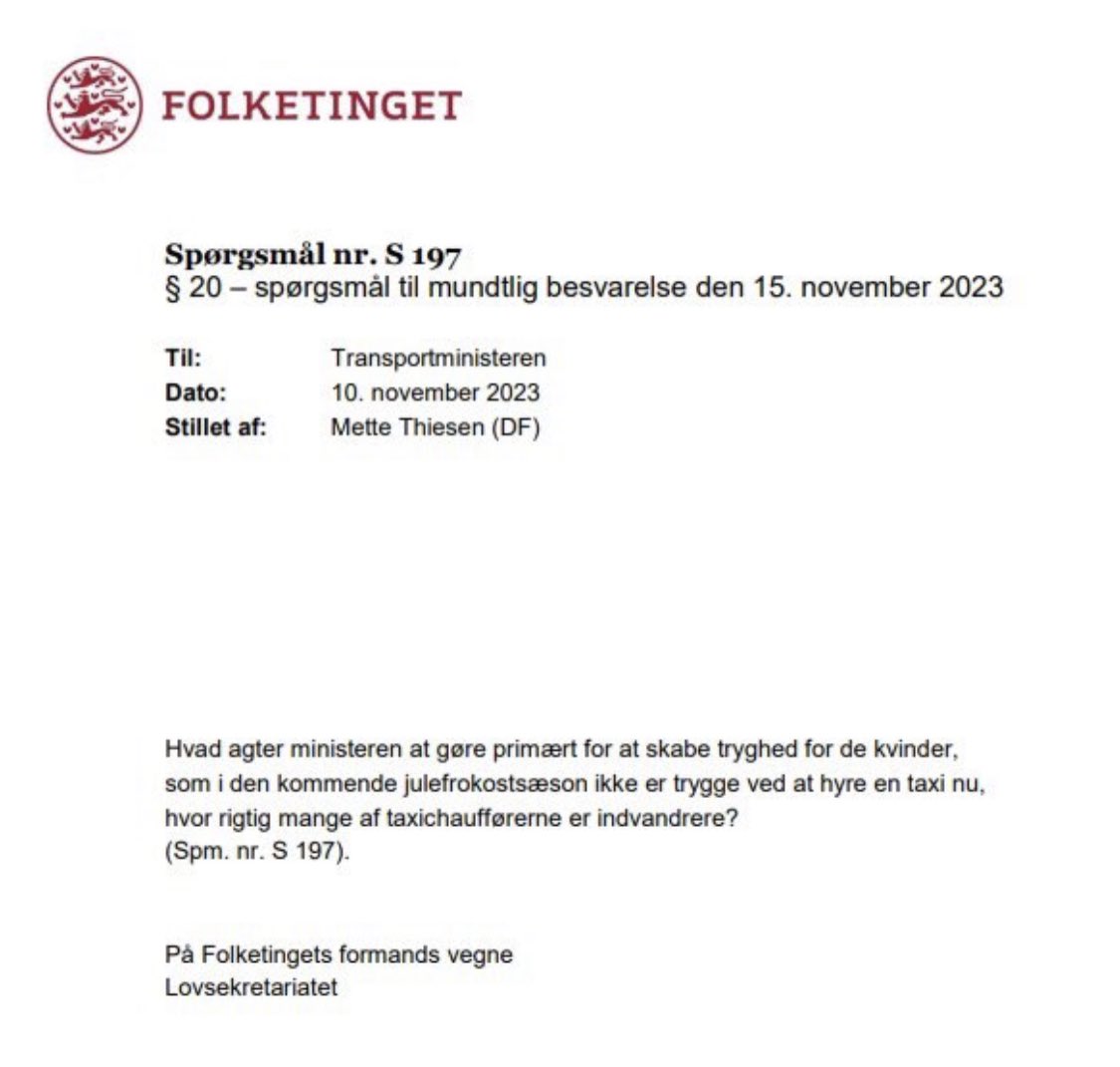 Viggo (@viggo_io) on Twitter photo Hey <a href="/ThiesenMette/">Mette Thiesen</a>, interessant §20-spørgsmål.
Vi gir en tur på huset til dig og andre nye brugere, som er åbne over for dialog med andre kulturer. Brug koden STOPRACISME i Viggo-appen og få 100 kr. rabat på din tur.”
#dkpol #dkmedier Hey <a href="/ThiesenMette/">Mette Thiesen</a>, interessant §20-spørgsmål.
Vi gir en tur på huset til dig og andre nye brugere, som er åbne over for dialog med andre kulturer. Brug koden STOPRACISME i Viggo-appen og få 100 kr. rabat på din tur.”
#dkpol #dkmedier