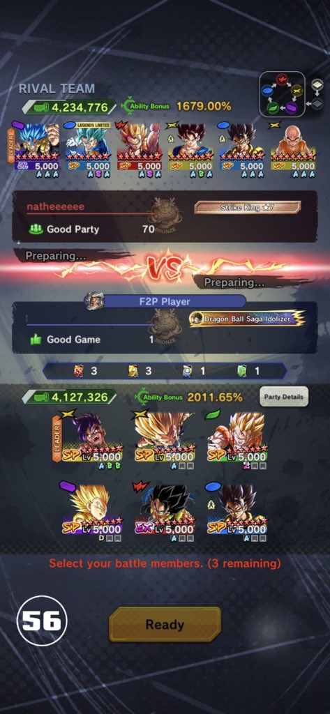 prop_sambits's tweet image. I somehow managed to beat this team😭😭