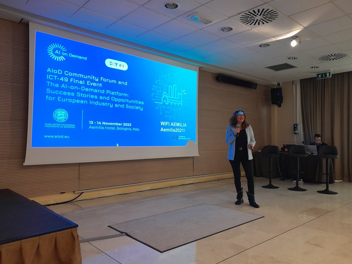 About to start the last day of the #AIoD Community Forum &amp; ICT-49 Final Event! Today, we're diving into the game-changing #ICT49 projects, showcasing their impactful contributions to boosting #SMEs productivity.💡🌐