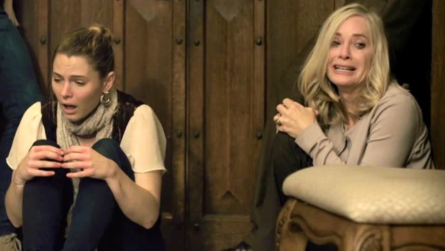 YOU’RE NEXT is not a Thanksgiving movie but it feels like one. Those relatives you only see on holidays can be very scary