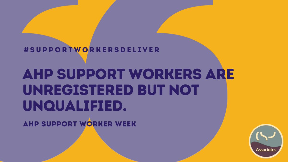 Many AHP Support Workers hold multiple qualifications to be able to fulfil their individual roles. Now is the time to acknowledge the hard work and dedication in the field of physiotherapy, is it also time change the language we use? #SupportWorkersDeliver