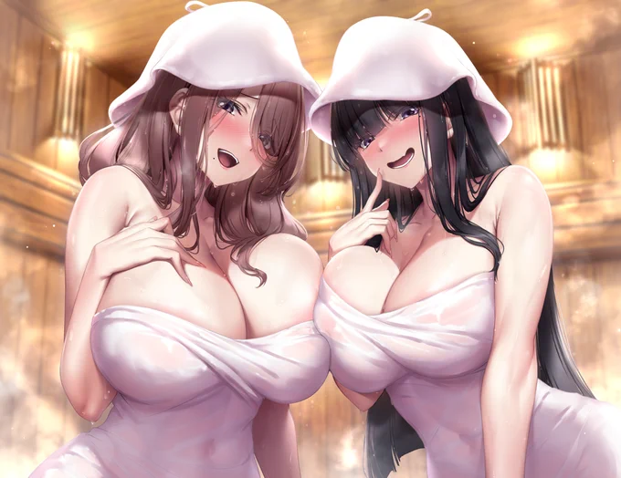 サウナにて…