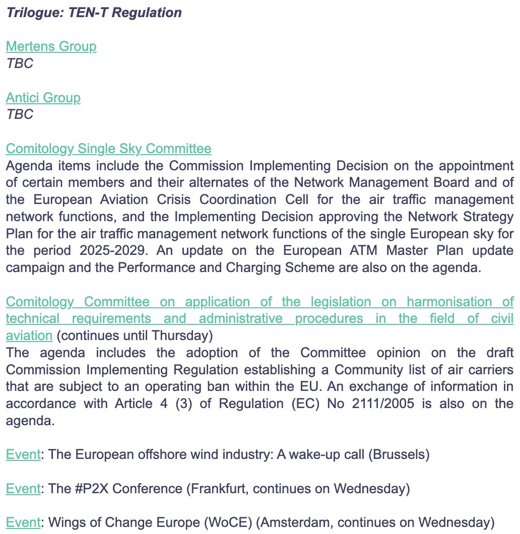 📆 Today in EU #TransportPolicy 👇

#Trilogue 🚨 trans-European transport network (TEN-T)

#TEN_T #TransportInfrastructure 🇪🇺🇪🇺