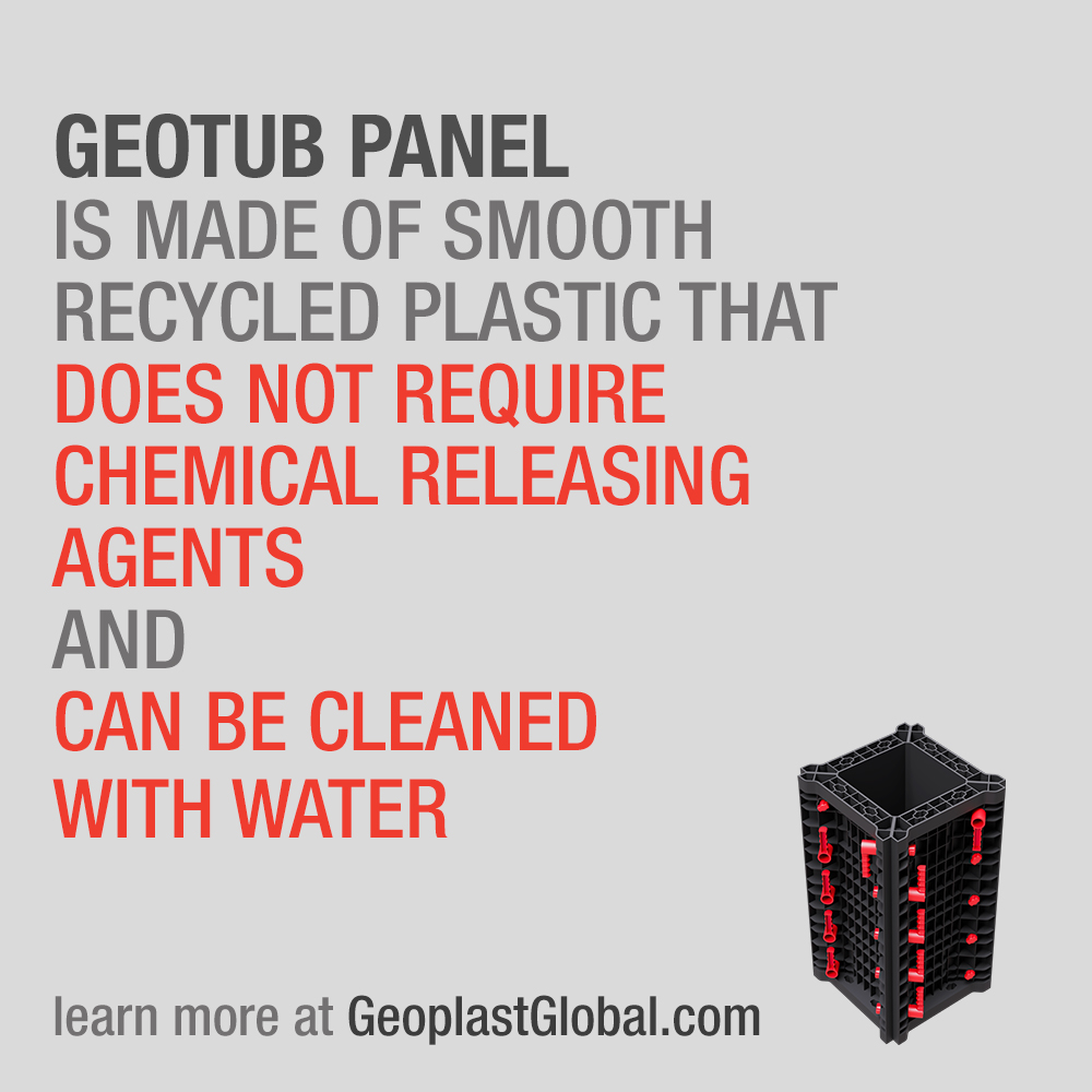 Geoplast's tweet photo. More about Geotub Panel: https://t.co/Qxcgf0ZDmh
#Geoplast #sustainableprofitability #plasticformwork #sustainableconstruction #civilengineering https://t.co/RdZx3FBnFd