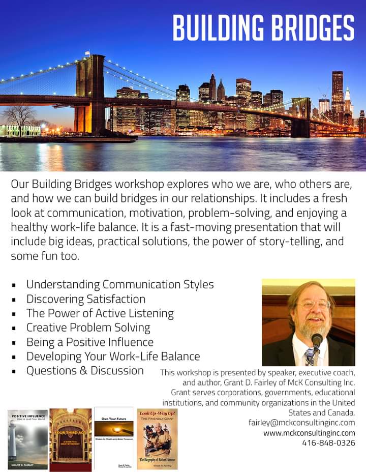 What can you do to build bridges to others on your team? Reduce your stress. Increase your effectiveness. Be more successful. Learn the secrets in our Building Bridges workshop and seminar.
#teambuilding #communicationskills #customerservice #stress #remotework #officelife