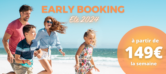 🌟 Réservez tôt, payez moins ! 
⛺ Profitez d'offres Early Booking dès 149€/semaine sur Camping and Co. 
Réservez maintenant pour des vacances inoubliables ! 🌞🏞️ #EarlyBooking #BonPlan #Campingandco #vacances 
👉bit.ly/3iA1OSk