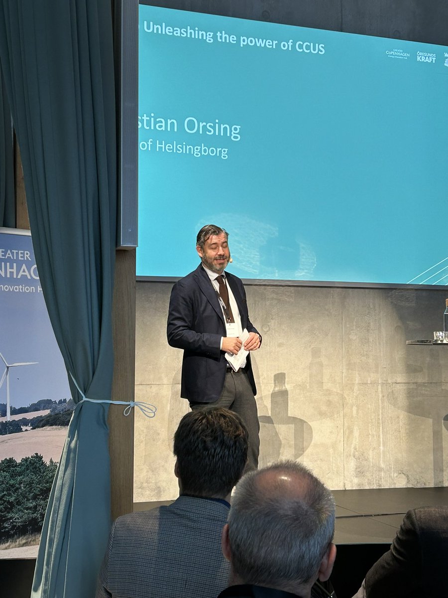 This morning at @GreaterCph #energyconference we’ve gathered the most innovative energy companies from across 🇸🇪🇩🇰 @greatercphreg. @hbgstad - a climate and energy front runner - is an excellent host and show case of our innovation capacity.