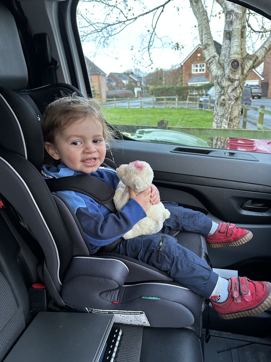 Nursery drop off! Ready to get full of paint again 🤪