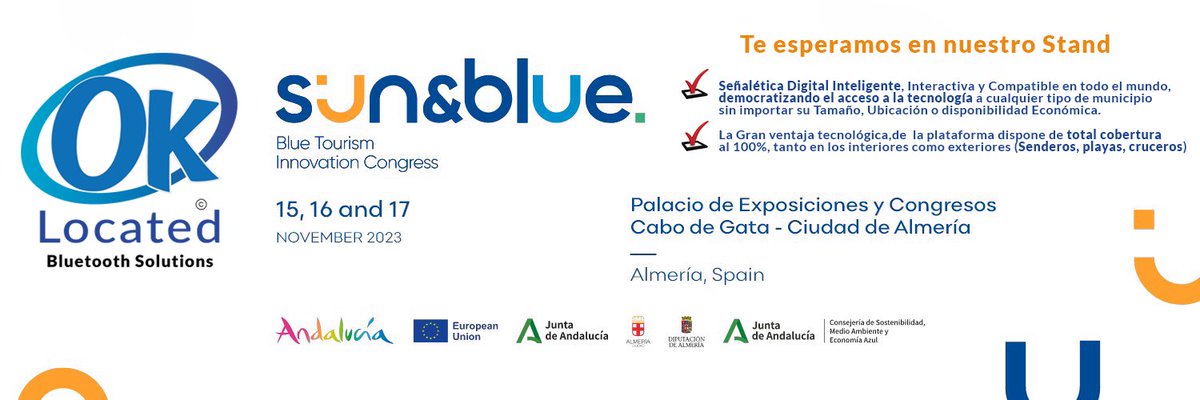 Señalética Digital InteligenteSolucionamos todos los problemas de información en lugares sin cobertura como Senderos, Playas escondidas, Interior de Barcos, etc
@andalucialab <a href="/OpenFuture_And/">Andalucía OpenFuture</a>  <a href="/SEGITTUR/">SEGITTUR</a> <a href="/fempcomunica/">FEMP</a> <a href="/FAMPcomunica/">FAMP Comunicación</a> <a href="/smartcityclust/">Smart City Cluster</a>  <a href="/vivecostadelsol/">Vive Costa del Sol</a> <a href="/ALMERIATURISMO/">TURISMO ALMERIA</a>