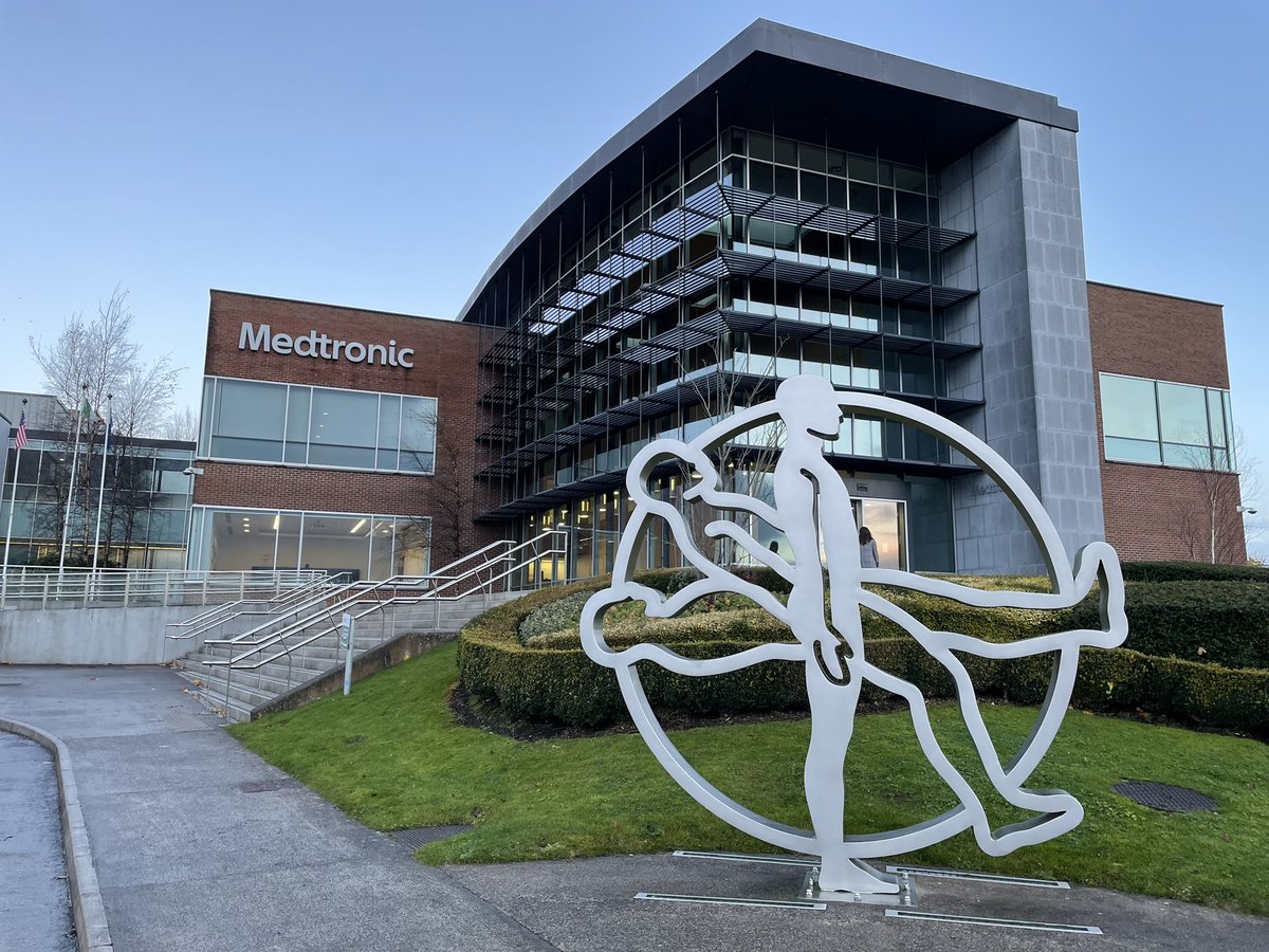 Back at the Customer Innovation Centre in Galway with the team this morning! Looking forward to learning about new product innovations, visiting the global manufacturing site and interacting with colleagues involved with R&amp;D and engineering #medtronicproud