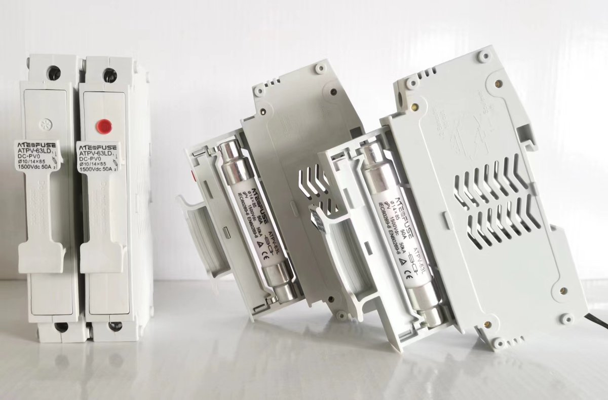 ElysiaSmsipc's tweet image. AITE APTV-32L series gPV cylindrical fuse links size 10×85mm， It with nominal currents from 1A to 35A and rated voltage of 1500V DC and an extremely high breaking capacity up to 50kA.