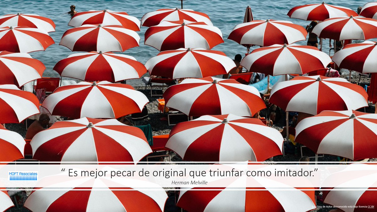 MOFT_Associates's tweet image. #estrategia #diferenciación #originalidad

Seguir las tendencias imperantes, sin aportar atributos diferenciadores, es el camino más rápido hacia la pérdida de rentabilidad empresarial.