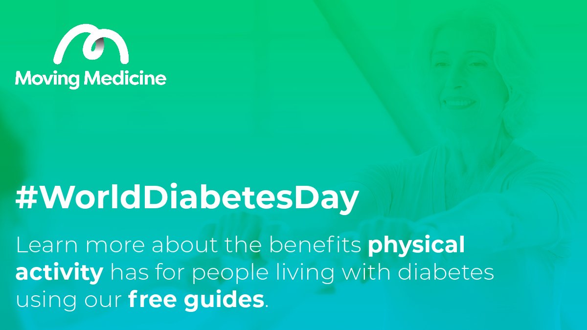 It's #WorldDiabetesDay!

Physical Activity can have many benefits for people living with diabetes. Learn more about how to discuss physical activity and it’s benefits when living with diabetes – with support, signposting and patient information. 

👉 movingmedicine.ac.uk
