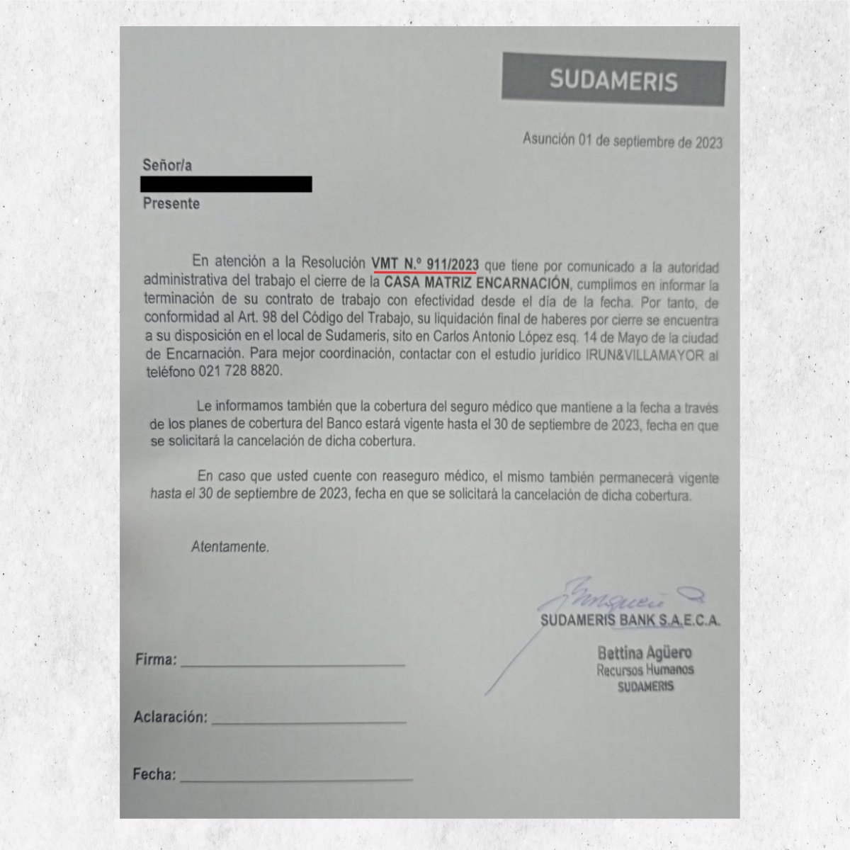 GuachireM's tweet photo. Este atropello fue posible en gran parte gracias a resoluciones del Ministerio de Trabajo, Empleo y Seguridad Social, firmadas durante la gestión de la ex Ministra Carla Bacigalupo el 11 de agosto de 2023, a días de concluir el periodo presidencial pasado. https://t.co/O1HNmR6VrX