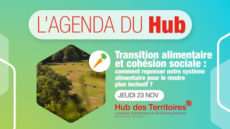 Un événement important proposé par la <a href="/BanqueDesTerr/">Banque des Territoires</a> en présentiel ou à distance. L'occasion de questionner les enjeux de #transition sur l'#alimentation, d'évoquer des initiatives sociales qui veulent en faire un enjeu de démocratisation
banquedesterritoires.fr/evenements/tra…