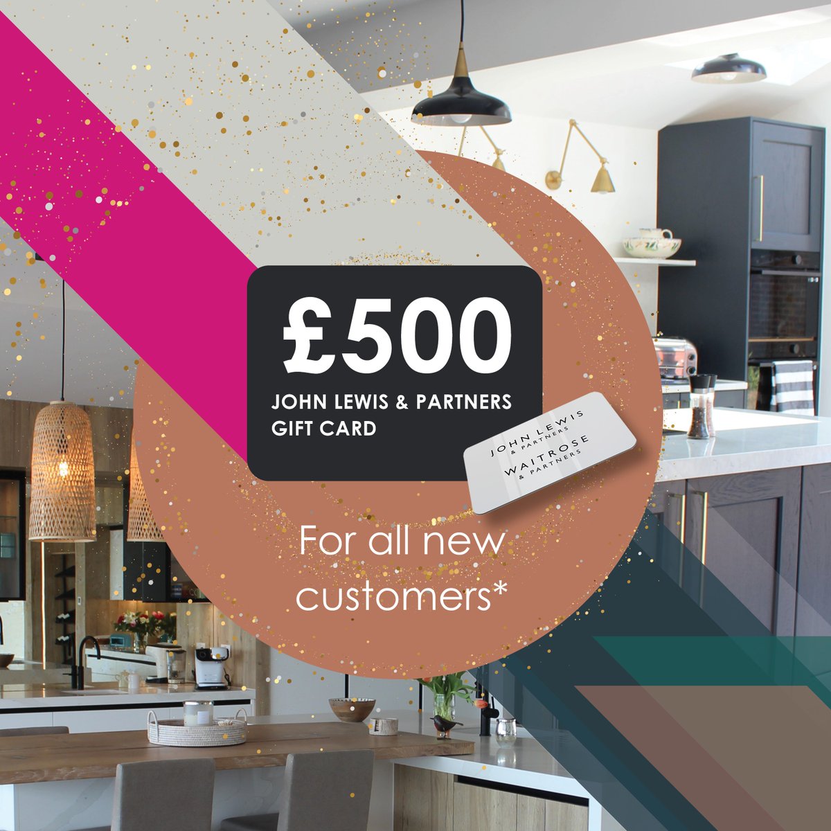With our exclusive winter promotion you will receive a £500 John Lewis & Partners voucher on receipt of your new kitchen. A little gift to help furnish your kitchen or stock your fridge with delicious Waitrose goodies! Book an appointment to get started! kitchenliving.co.uk/kitchen-design…