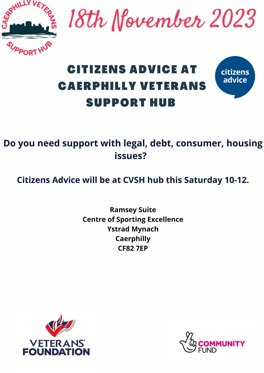 Caerphilly Veterans Hub tweet media