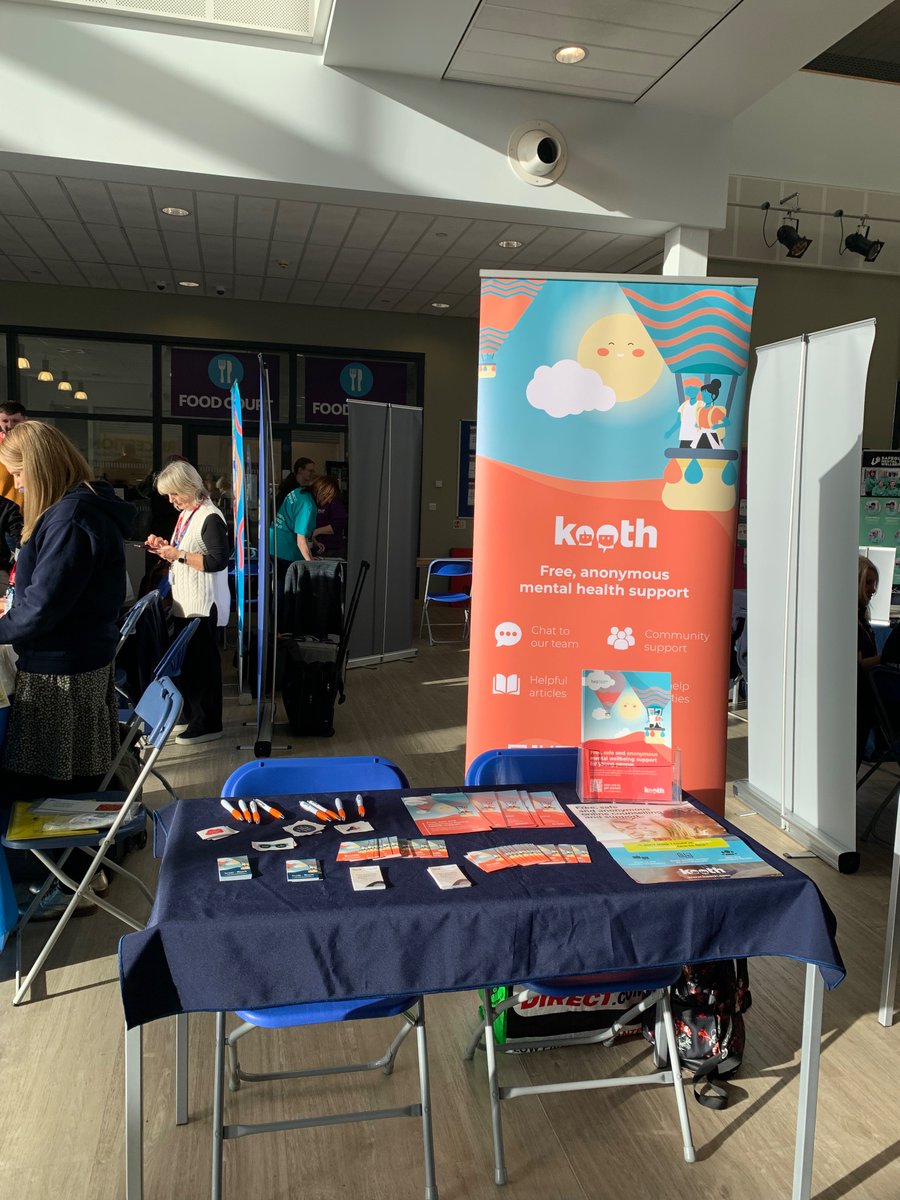 Great to be back at @KnowsleyCollege today for their well-being event. Come and say hi if you’re around between your lessons ☺️