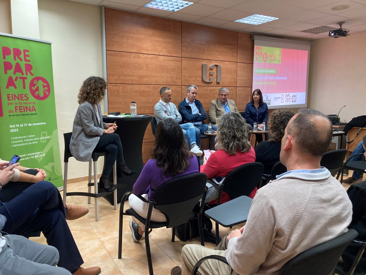 IGDpreparat's tweet photo. Arrenca la 12a Setmana de l’Ocupació d’Igualada, el Prepara’t, un programa impulsat per l’Ajuntament d'Igualada / Ig-nova Igualada i la Unió Empresarial de l'Anoia amb l’objectiu de dotar d’eines i recursos a les persones que cerquen feina o volen fer un canvi o gir professional https://t.co/g7Wyw6p9Yy