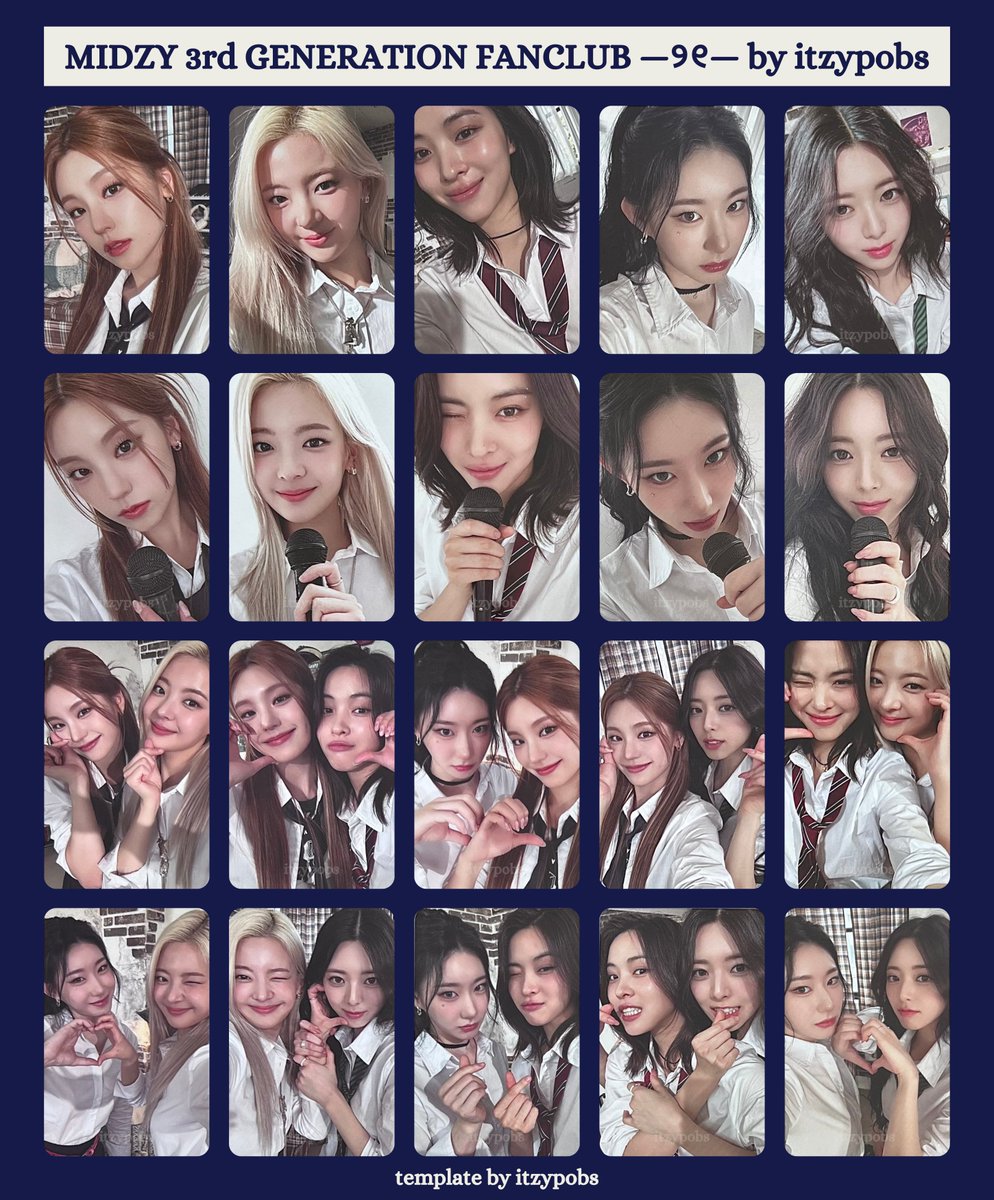🎸 ITZY MIDZY 3rd GENERATION FANCLUB poca pc 있지 팬클럽 믿지 3기