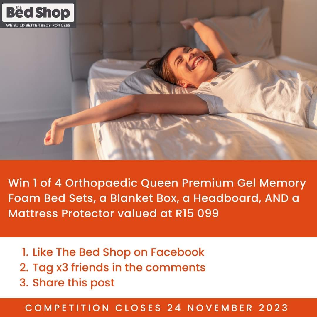 Follow @thebedshopSA and fb page to stand a chance to win 💃💃💃❤️❤️❤️💪💪
