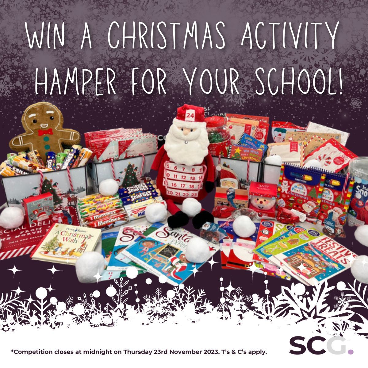 SpencerClarkeUK's tweet image. There's still time to enter our school Christmas competition!

One lucky school will win a Christmas Activity Hamper full of goodies! 🎅

To enter, 
❄️ LIKE this post
❄️ SHARE this post
❄️ COMMENT the name of your class and school

#christmas #win #competition #competitions