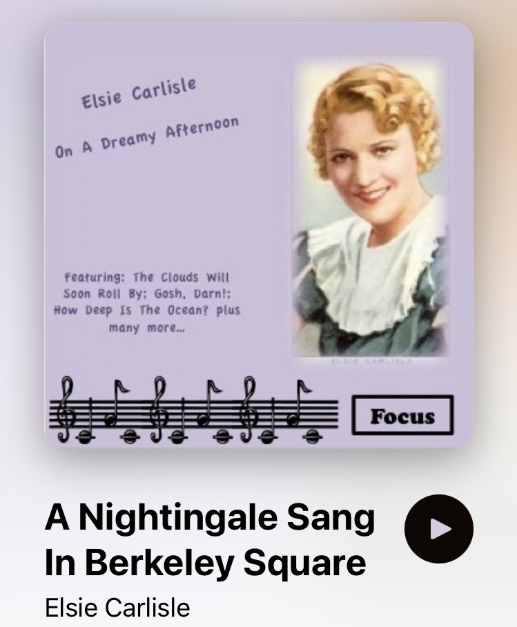 risote_love0912's tweet photo. 📝テテの電話のコール音✨

🎵A Nightingale Sang In Berkeley Square／Elsie Carlisle https://t.co/aWcXvpsgOJ