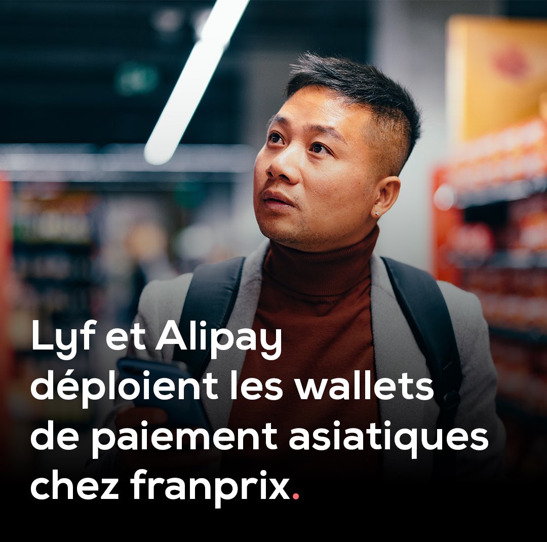 Nous sommes fiers d’annoncer notre partenariat avec <a href="/AntGroup/">Ant Group</a> et le déploiement d'<a href="/AlipayPlus/">Alipay+</a> au sein du #retail français.
170 #magasins <a href="/franprix/">Franprix</a> acceptent désormais les #paiements par #QRCode d'une dizaine de #wallets de paiement asiatiques. 

🔗 api.lyf.eu/public/api/doc…