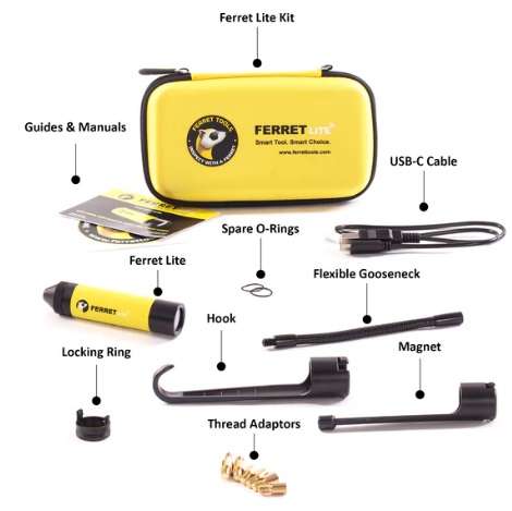 Ferret Lite – Multipurpose Wireless Inspection Camera, Rechargeable, Always Up Viewing Function, Wireless range of up to 130' (40m) - line of sight.

NOW 15% OFF

alltrade.co.uk/shop/ferret-li…