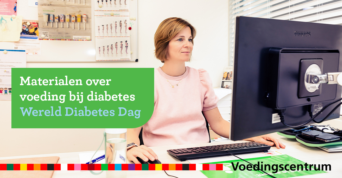 Ben jij zorgprofessional en adviseer jij patiënten met #diabetes over voeding? Op de website van het <a href="/voedingscentrum/">Voedingscentrum</a> vind je informatie, adviezen en materialen die hierbij kunnen ondersteunen: bit.ly/47NFusX
#werelddiabetesdag