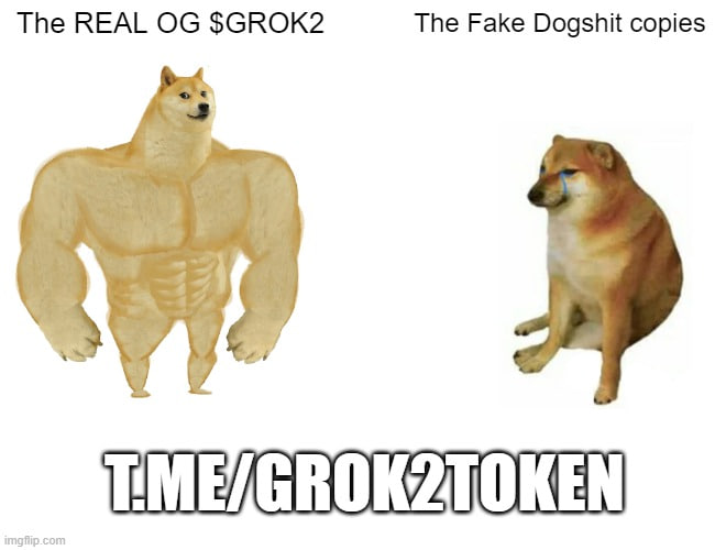 pepe15dotETH's tweet photo. Fading the REAL OG #GROK2 @GROK2TOKEN  could cause ill health.

They are the First mover and the true OG launched on the 4th November 2023 and a true community takeover!

Ticker is #GROK2
CA is Renounced
LP BURNT 

Do you want to know WHY you should be bullish on GROK2? Read this! 👉 https://t.co/6Iy2Gyxk5f

🌐 - https://t.co/ew5oW4TUeq
✖️- https://t.co/nJdSp7tZC4
✖️- https://t.co/AmbuzQJaGM
👥 - https://t.co/bkjX7OwtOn
📊 - https://t.co/3XVzAW4ML2

#GROK20 #GROK2 $GROK #GROK